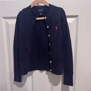 Polo Ralph Lauren Dark Blue Knit Cardigan